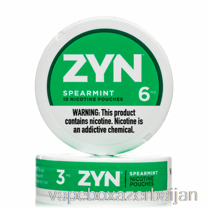 E-Juice Vape ZYN Nicotine Pouches - SPEARMINT 6mg (5-PACK)